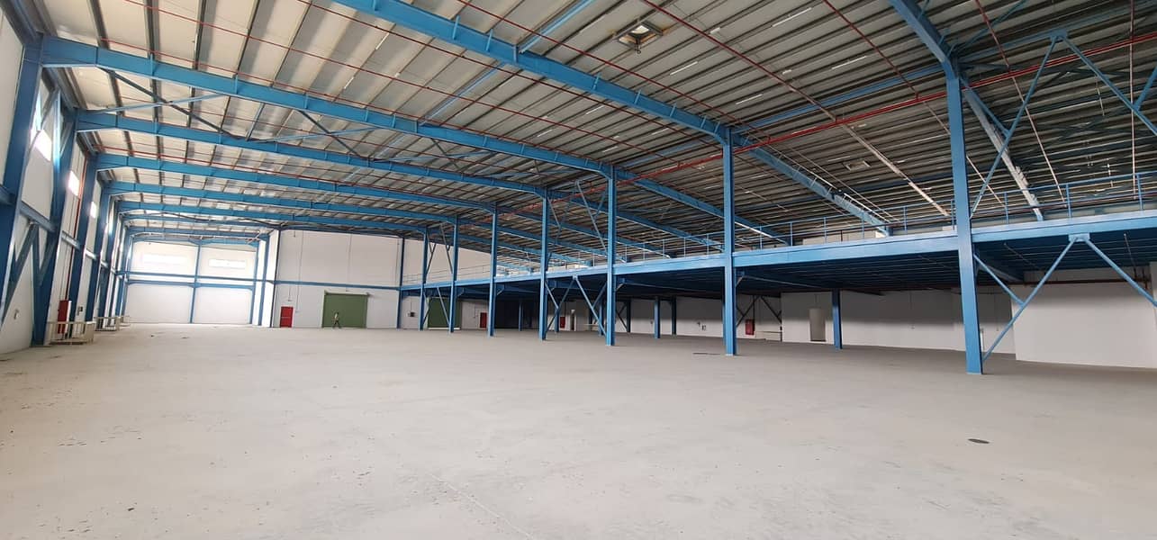 500 Kw and 60,000 Sqft Warehouse for rent in industrial Area Sharjah