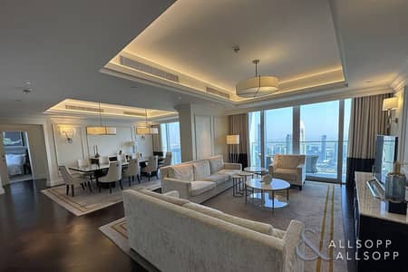 شقة 4 غرف نوم للايجار في وسط مدينة دبي، دبي - شقة في العنوان بوليفارد وسط مدينة دبي 4 غرف 1400000 درهم - 6978342