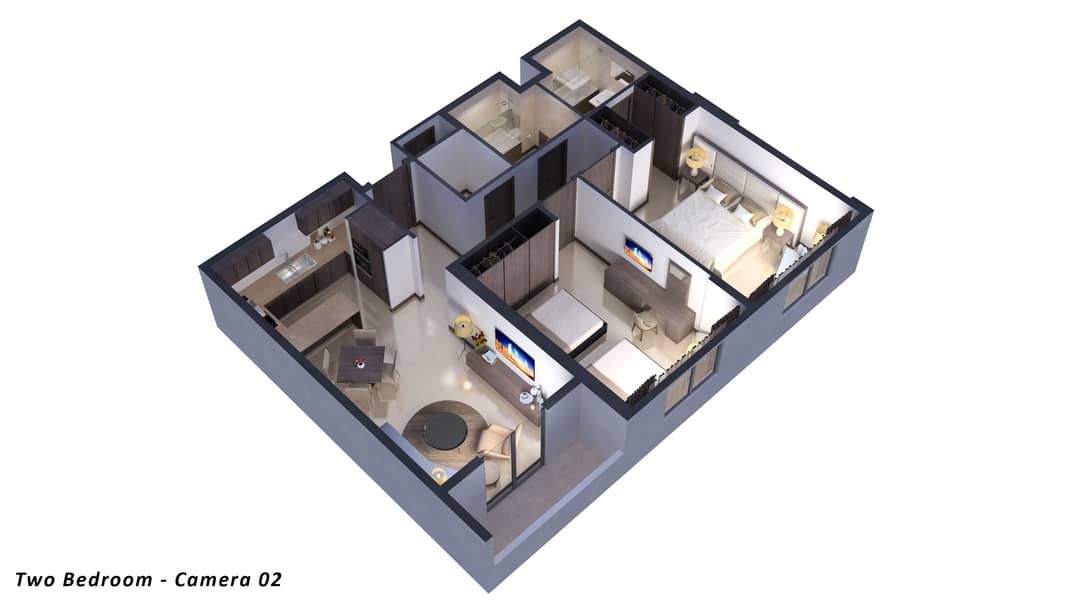 9 Floorplan Two Bedroom Apartment