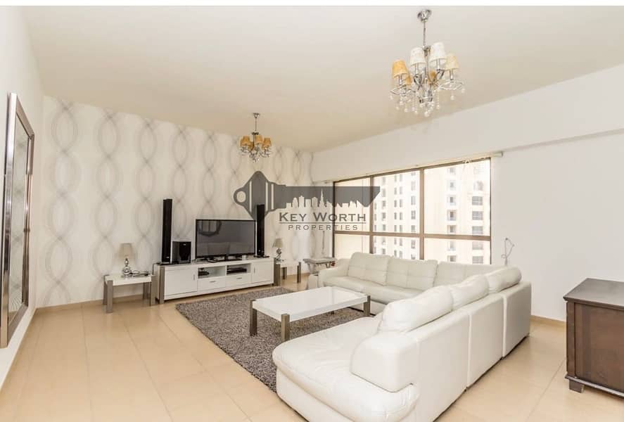 Spacious & Furnished 1BR | Marina View | High Floor !