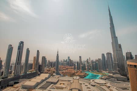 Fully Furnished | Burj View 3BR+Maids | Top Floor