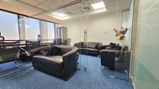 Office for Rent in Deira, Dubai - EXCLUSIVE OFFER!! Stunning CREEK VIEW Luxurious Offices!!  Flexible in Payments. NO COMMISSION FEE AT DEIRA ,ROLEX TWIN TOWER