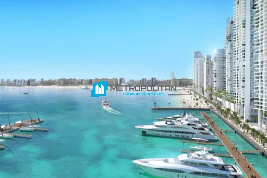 位于迪拜港，艾玛尔海滨社区，海滩风光公寓小区 1 卧室的公寓 2500000 AED - 6636377