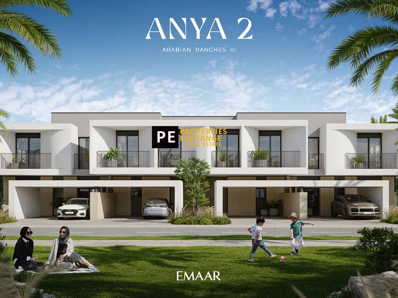 Beautifully designed ANYA 2 4 Bedroom Plus Maid Town House  with spacious layout in Arabian Ranches 3