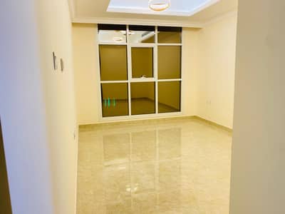 The first inhabitant of three rooms and a hall in Ajman, Al-Rawdah, very elegant, modern and modern finishing