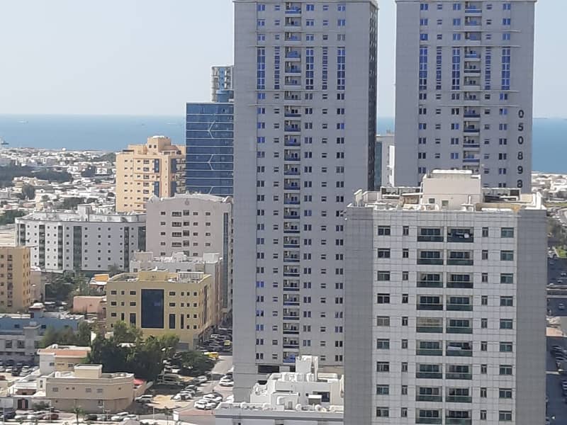 ((The most beautiful views of the furnished apartments in Ajman)) 2BHK in the City Towers for rent
