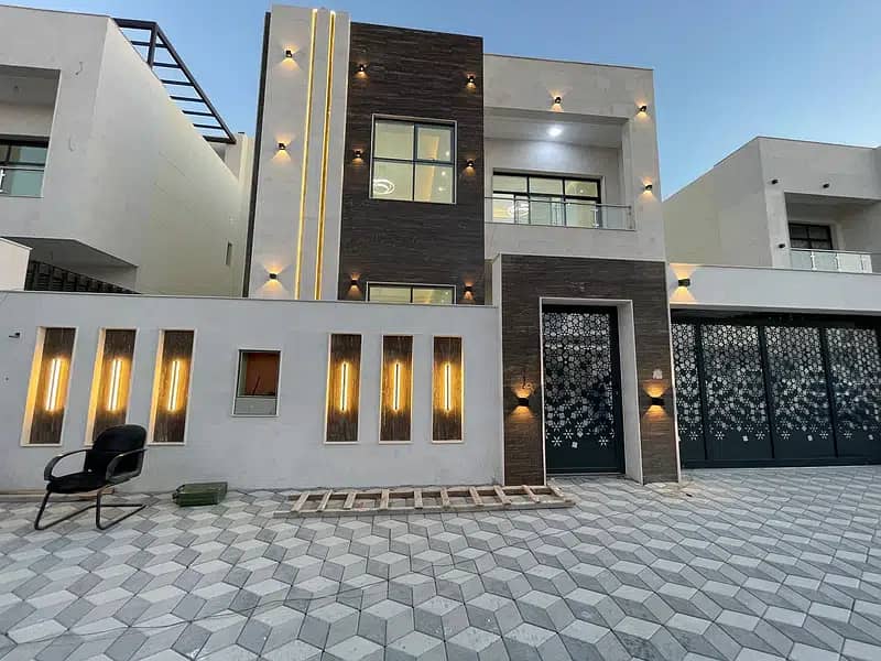 Villa for sale, with attractive specifications and a wonderful design, super duplex finishing, with the possibility of bank financing, close to the ga