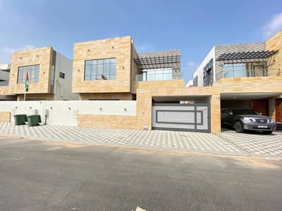 5 Bedroom Villa for Rent in Al Yasmeen, Ajman - Two-storey European design villa for rent in Ajman, Al Yasmeen area, European design