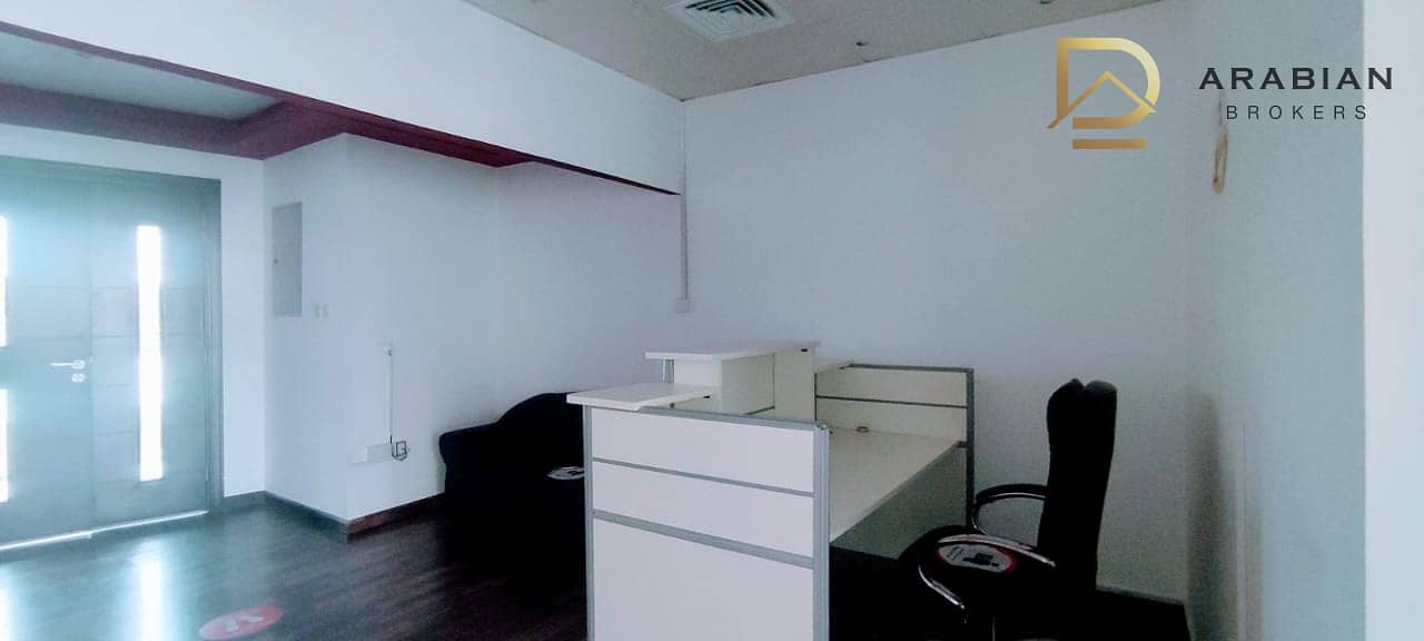 Furnished 3 Partitions Behind MOE Attached Pantry & Washroom