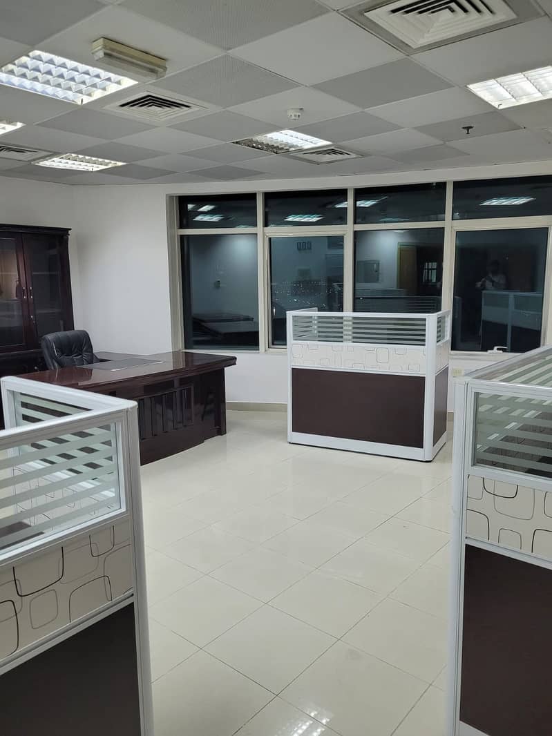 Furnished Sea view  Office for rent in Horizon Tower
