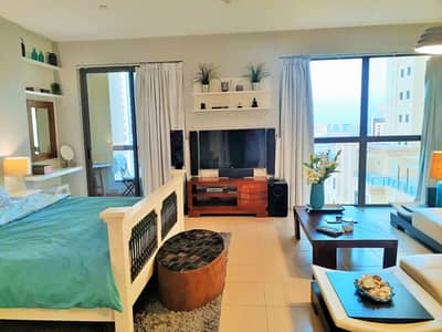 Sea & Palm view, Upgraded, Furnished  next to the beach