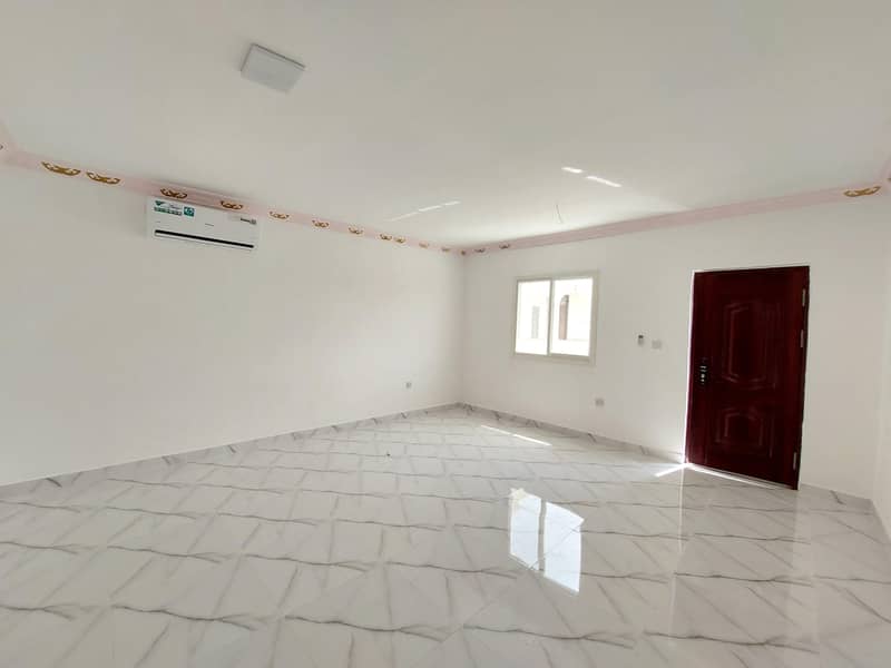 Brand new studio with private entrance available for rent in shakhbout city