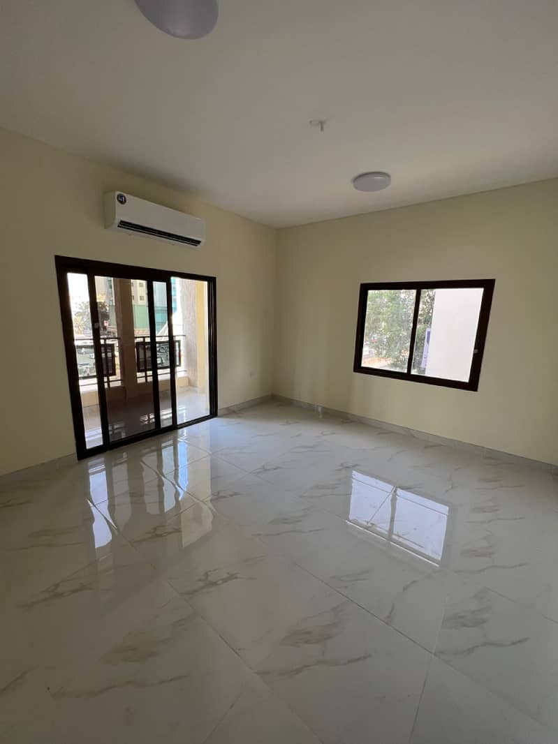 Apartment two rooms and a hall for annual rent in Al Nakheel 1
