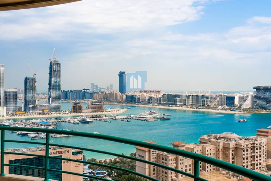 位于迪拜码头，滨海皇冠塔楼 2 卧室的公寓 1850000 AED - 6442778