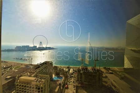 RENTED UNIT | UPGRADED 2BED | SEA & DUBAI EYE VIEW