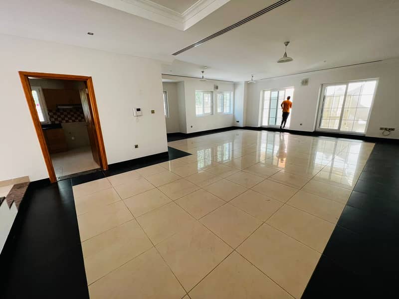Spacious 4 Bedroom Semi Independent Villa with swimming Pool available for rent in Mirdif.
