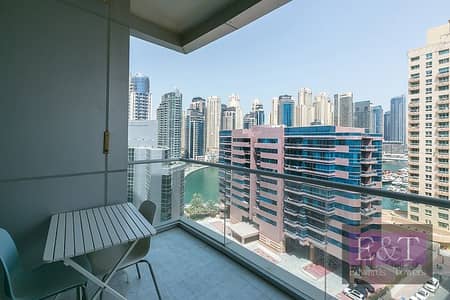شقة 1 غرفة نوم للبيع في دبي مارينا، دبي - شقة في برج الأمواج 1،برج الأمواج،دبي مارينا 1 غرف 1350000 درهم - 7283430