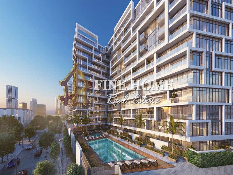 High floor | Modern & furnished Apartment I Pool View