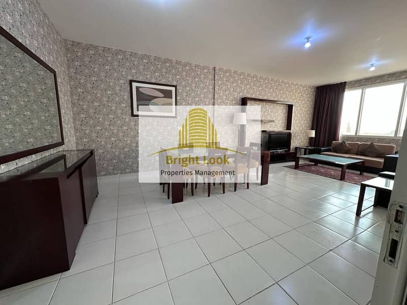 Specious fully furnished 3BHK Apartment with ADDC & Wi-Fi in 120,000/ y at corniche