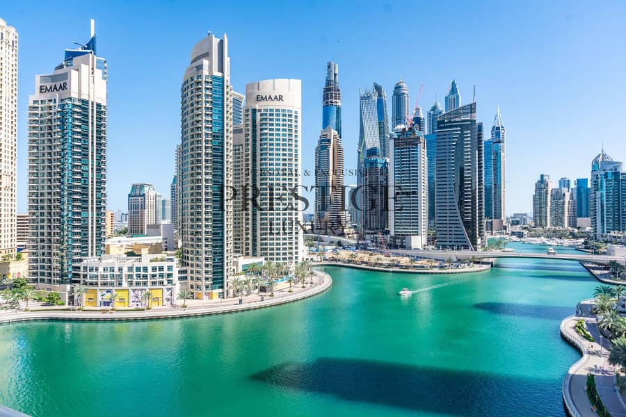 位于迪拜码头，滨海景观大厦，滨海景观大厦B座 1 卧室的公寓 100000 AED - 7121559