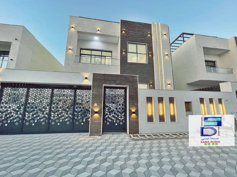 Villa for sale in Ajman,, central air conditioning, personal design and construction