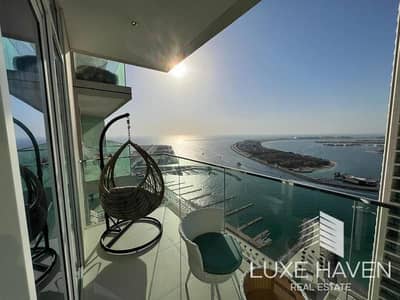 1 Bedroom Apartment for Sale in Dubai Harbour, Dubai - Luxury Furnished 1 BR | Palm Views | Hot Deal