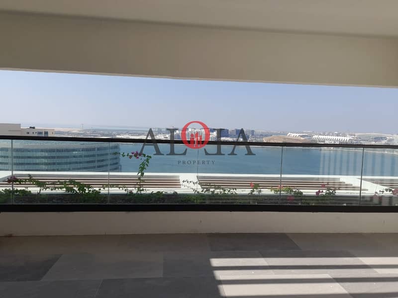 Luxurious 3BR Penthouse | Balcony Full Sea View | Al Raha Beach|