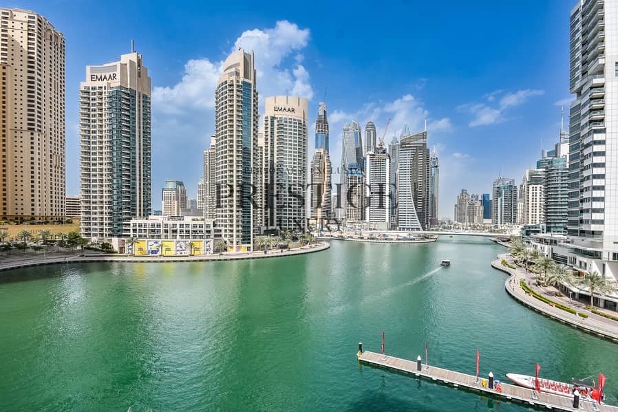 位于迪拜码头，滨海景观大厦，滨海景观大厦B座 1 卧室的公寓 120000 AED - 7064966