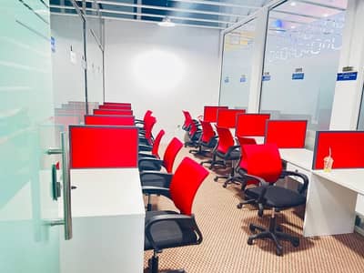 Office for Rent in Al Karama, Dubai - WORKSTATIONS WITH EJARI CONTRACT FOR CHEAP PRICE IN ONE OF THE LARGEST BUSINESS CENTERS OF UAE
