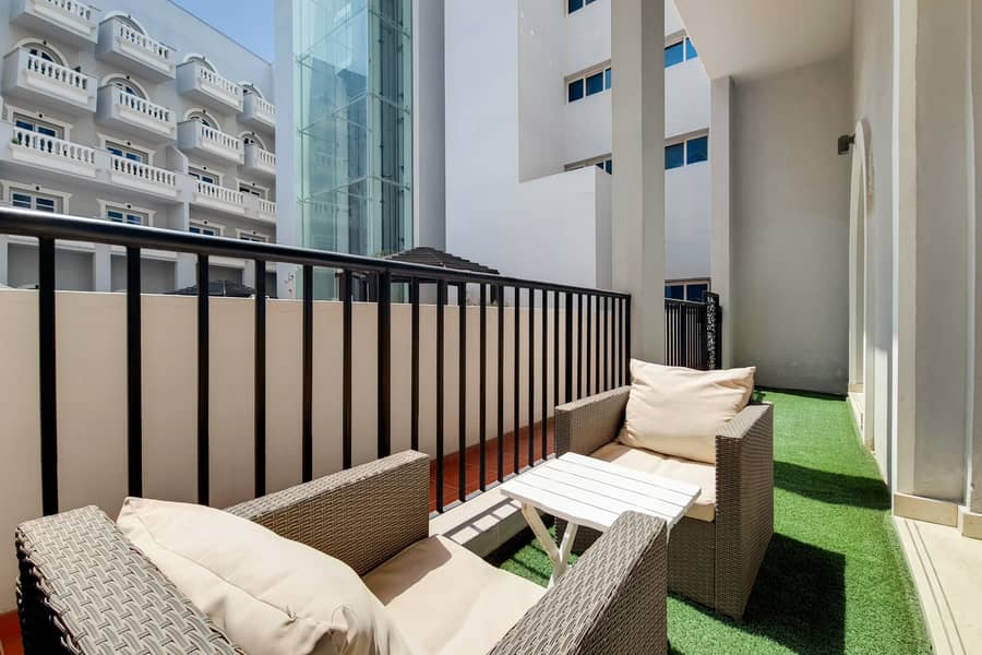 One Bedroom Apartment in JVC Fully Furnished Short Term or