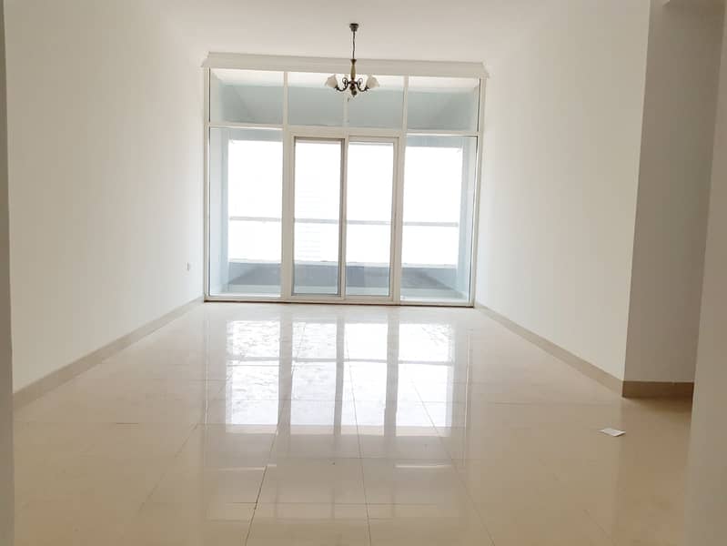 1050 Sq. Ft 1bhk with open view, wardrobes, gym, s/pool in al Taawun area rent 29k/30k in 4/6 cheqs