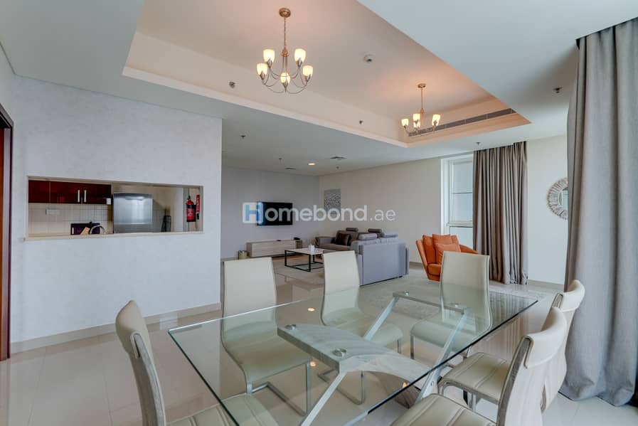 位于迪拜码头，巴塞洛公寓 2 卧室的公寓 258000 AED - 6212532