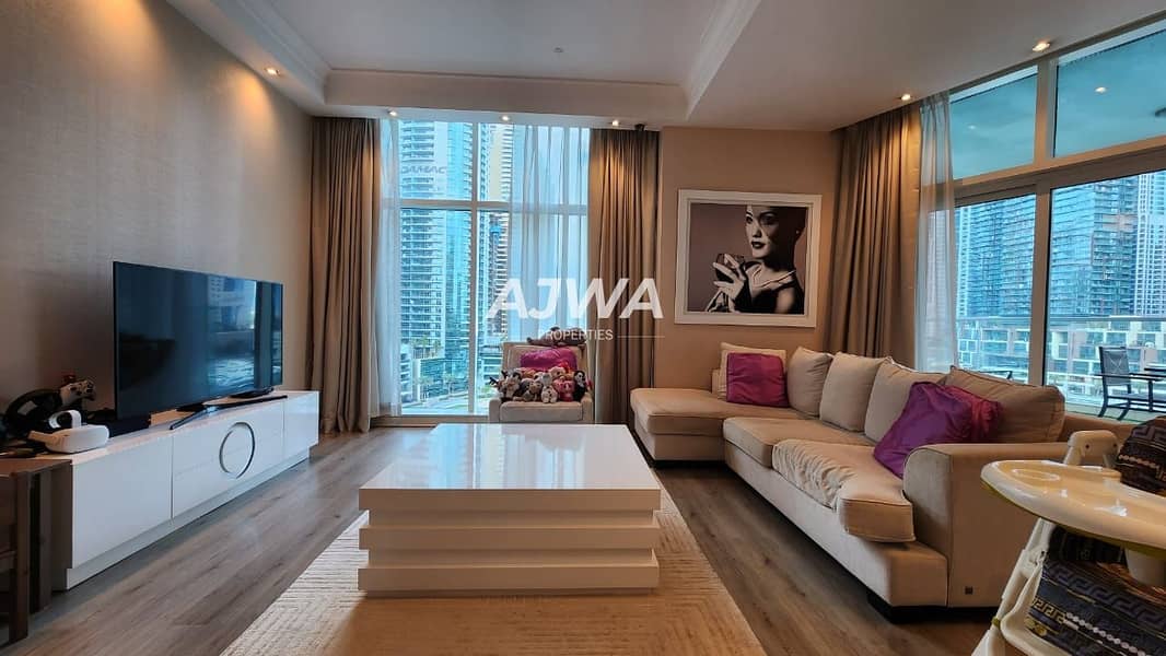 Full Marina View Furnished 3 Bedroom For Rent in Marina