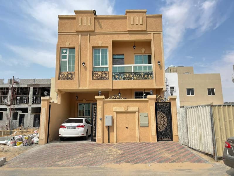 brand new villa for rent in ajman al yasmeen 4 bedroom majlis hall kitchen very special location