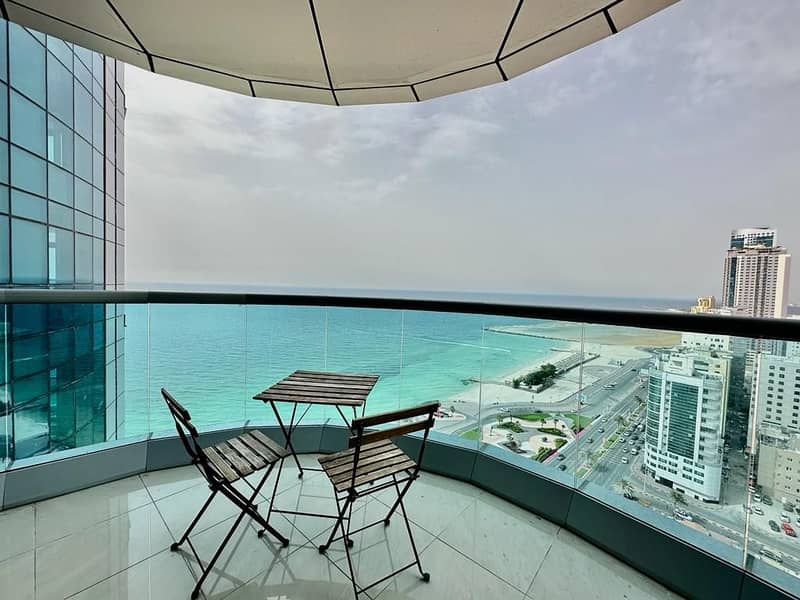 Luxurious 2 bedroom || With Amazing View || For Sale In Ajman Corniche Tower 7