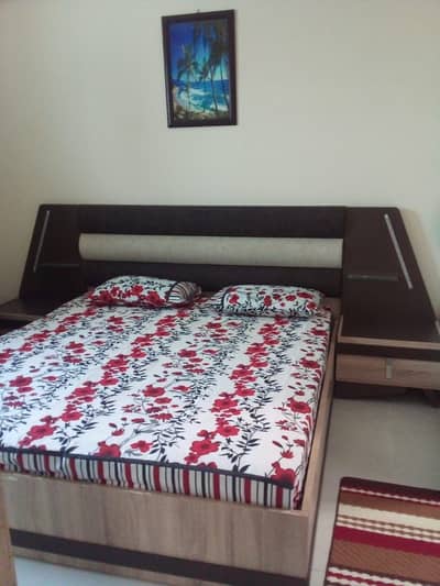 1 Bedroom Flat for Rent in Al Taawun, Sharjah - fully Furnished apartment room and hall with  2 bathroom