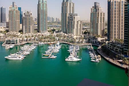 3 Bedroom Apartment for Sale in Dubai Marina, Dubai - Full Marina View | Upgraded | Vacant | High Floor