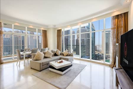 迪拜码头， 迪拜 3 卧室公寓待租 - 位于迪拜码头，三叉戟海洋景观大楼，三叉戟滨海公园海洋大厦 3 卧室的公寓 16500 AED - 6905644