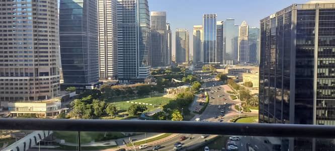 Garden View Vacant Studio With Balcony + Parking in JLT Arch Tower Just In 600k