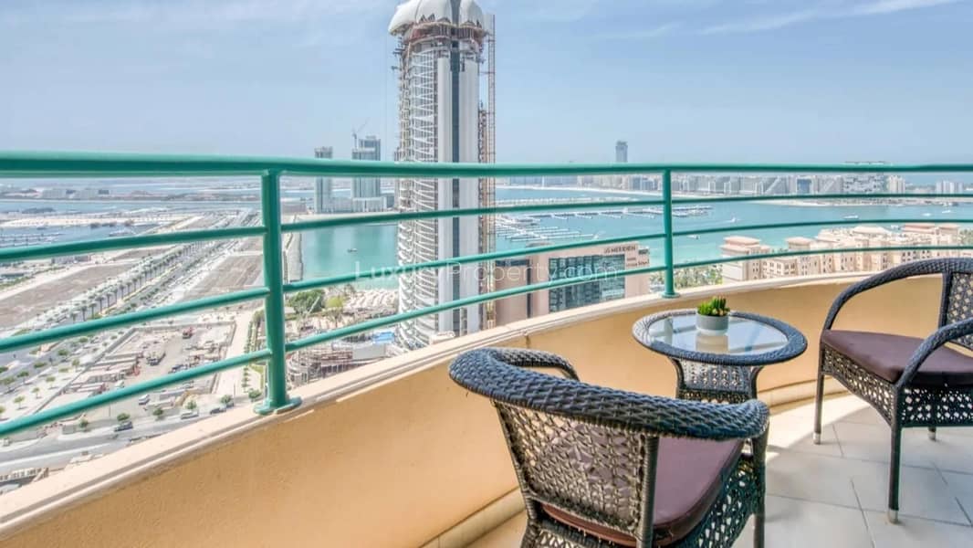 位于迪拜码头，滨海皇冠塔楼 2 卧室的公寓 170000 AED - 7335982