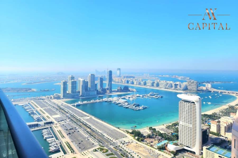 位于迪拜码头，达马克塔楼 2 卧室的公寓 220000 AED - 7336345