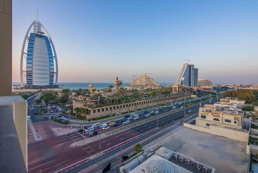 Burj Al Arab View | 1BR in Madinat Jumeirah Living | Sea View