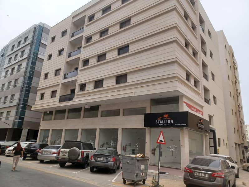 Two rooms and a hall, a large area, Al Hamdiya, close to Ajman Court, one month free .