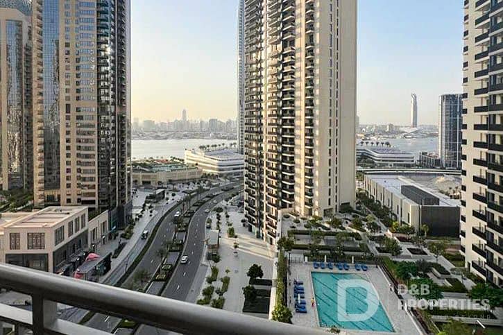 位于迪拜溪港，海港景观公寓大楼，海港景观2号大楼 1 卧室的公寓 85000 AED - 7353605