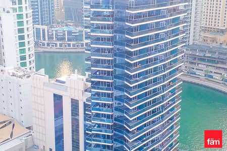 1 Bedroom Flat for Rent in Dubai Marina, Dubai - High Floor | Marina View | Unfurnished