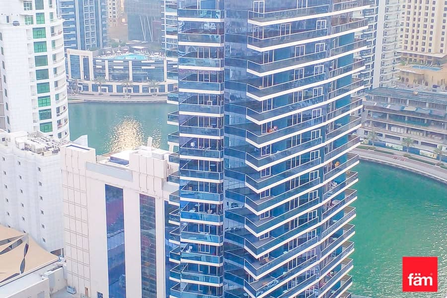 位于迪拜码头，滨海景观大厦，滨海景观大厦A座 1 卧室的公寓 110000 AED - 7355969