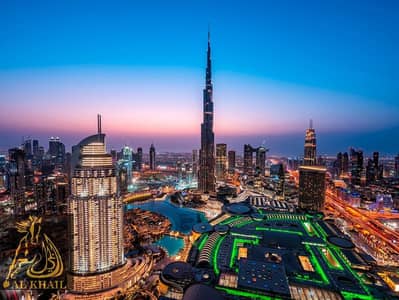 2 BR Penthouse with Fendi brand furniture/ Full Burj Khalifa view