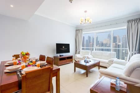 1 Bedroom Flat for Rent in Jumeirah Lake Towers (JLT), Dubai - 1 Bed with City Skyline View in JLT by Livbnb