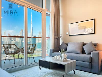 Studio for Rent in Business Bay, Dubai - Studio in Business Bay with Burj Khalifa view