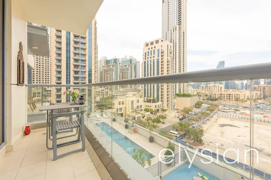 شقة في برج بهوان،وسط مدينة دبي 1 غرفة 1700000 درهم - 7350633